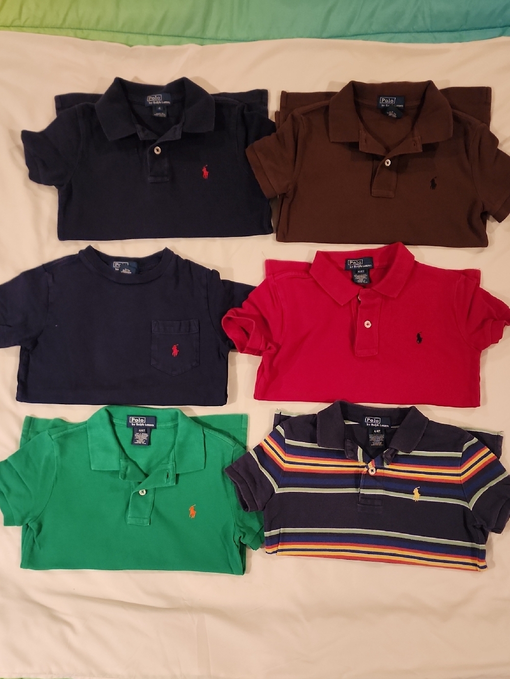 Ralph Lauren Kids Polo Shirt Bundle - Size 4T
